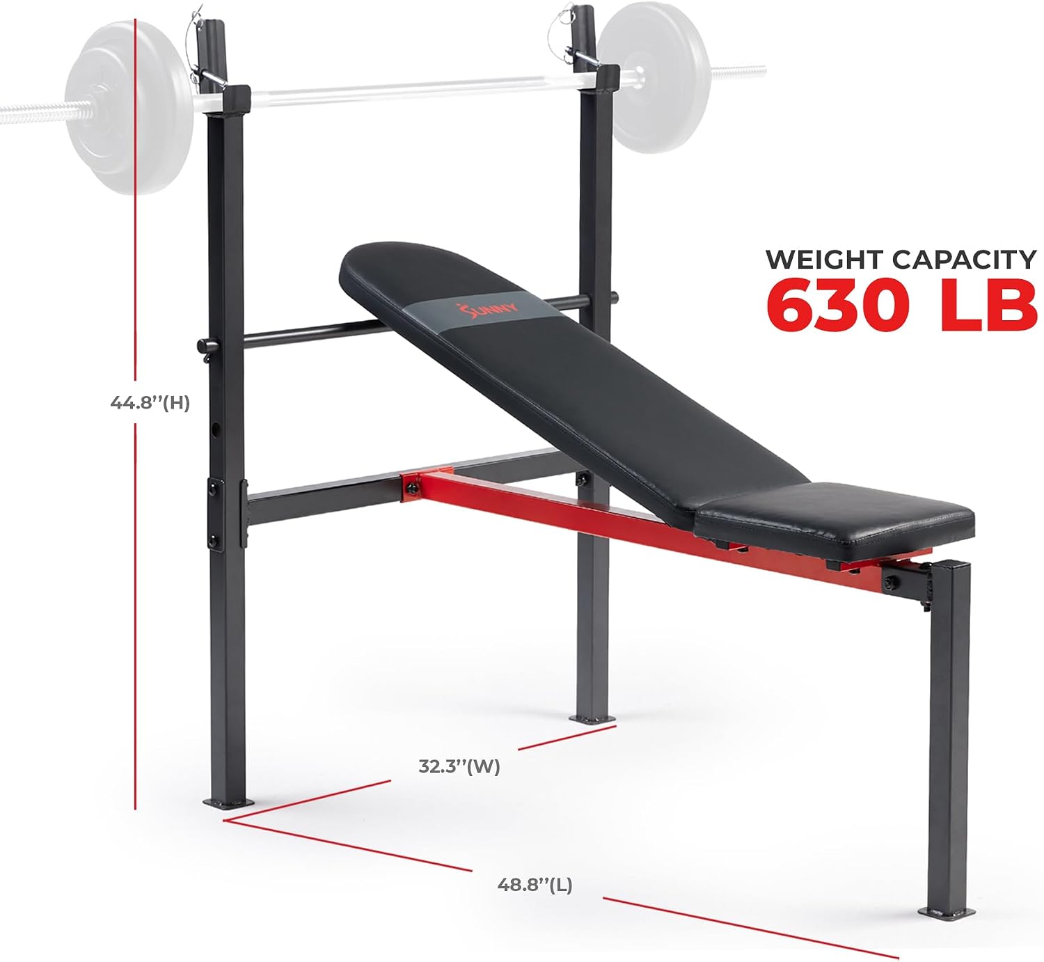 Multi-Function Weight Bench with Squat Rack