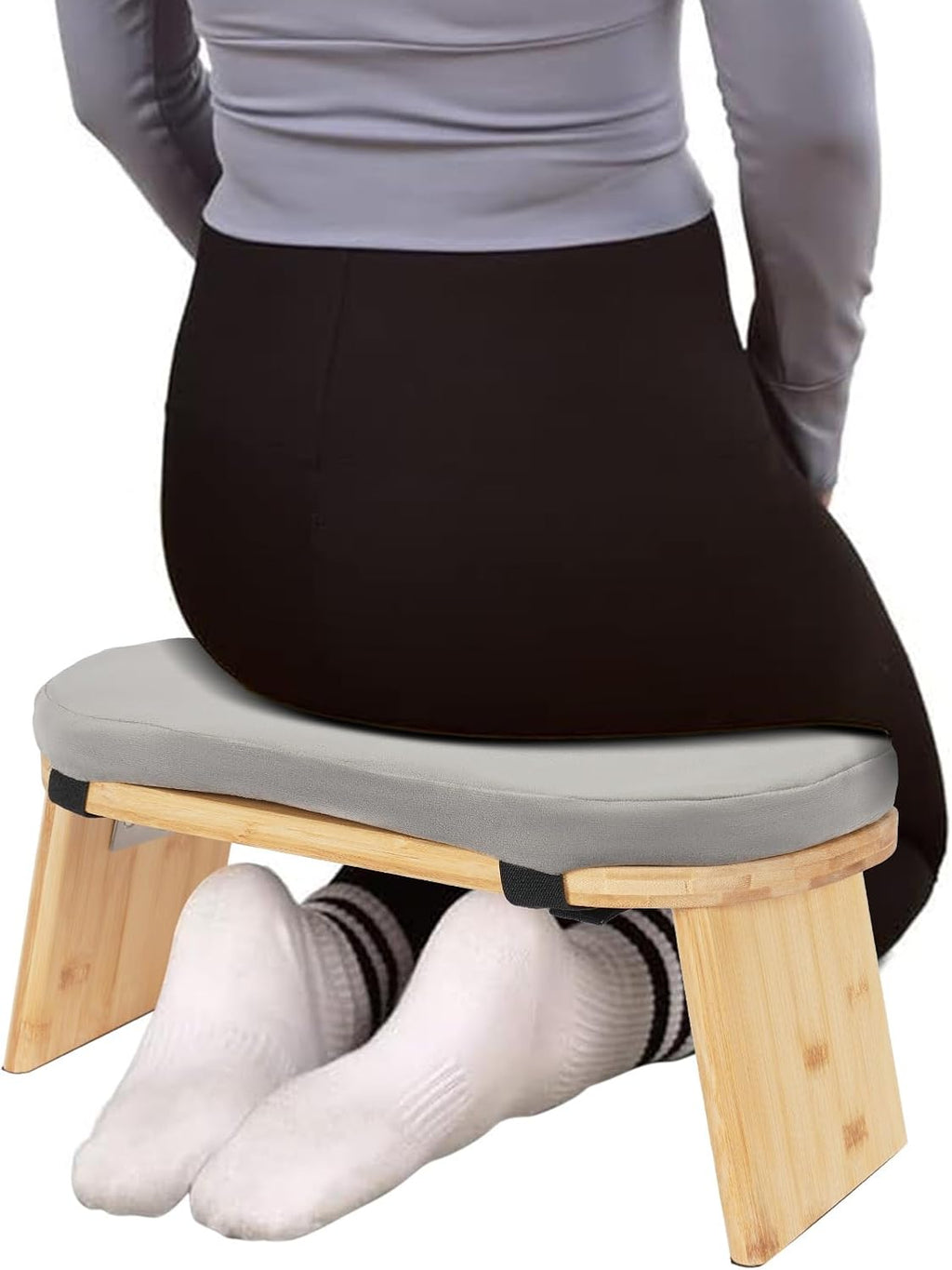 Portable Bamboo Folding Meditation Bench