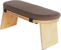 Foldable Bamboo Velvet Meditation Bench