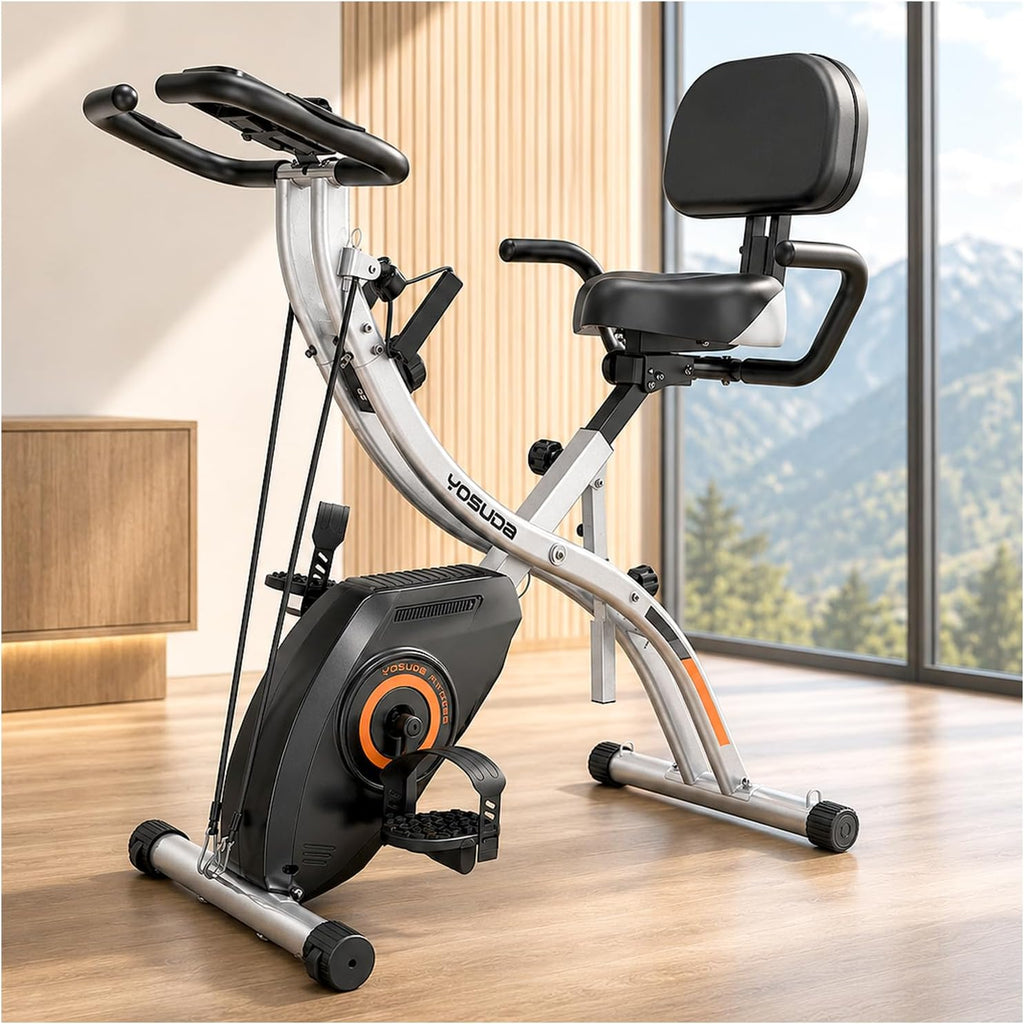 5-in-1 Foldable Magnetic Exercise Bike
