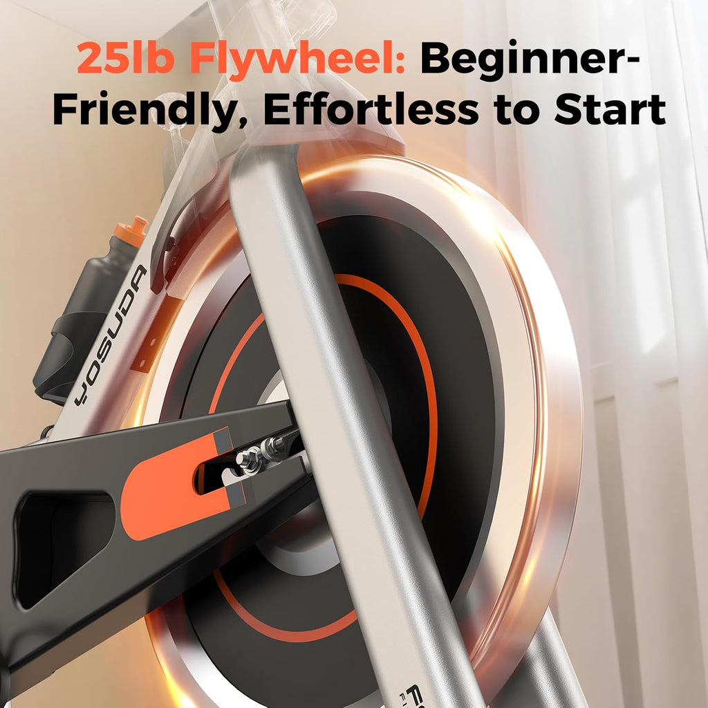 Magnetic Indoor Cycling Bike with Fitness App