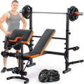 Olympic Weight Bench Press with Squat Rack