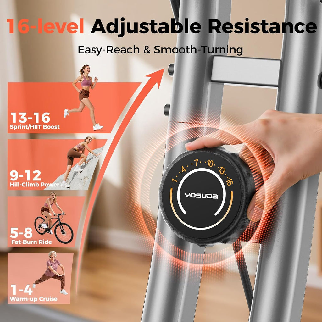 5-in-1 Foldable Magnetic Exercise Bike