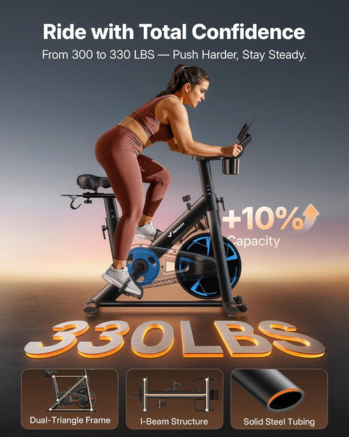 330LBS Magnetic Spinning Bike with Fitness App