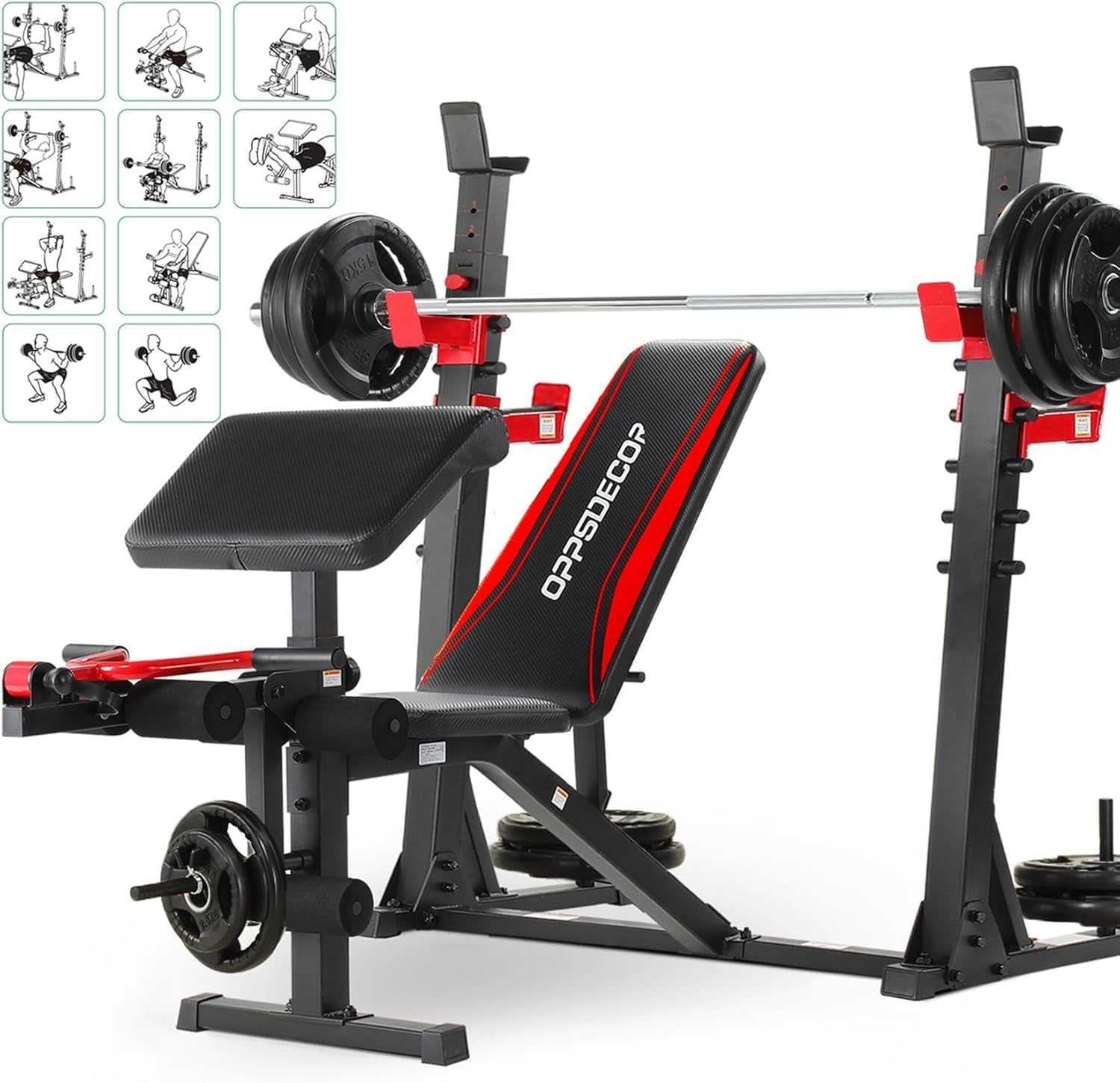 900LBS Heavy Duty Multi-Function Weight Bench Set
