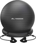 Exercise Ball Chair with Resistance Bands