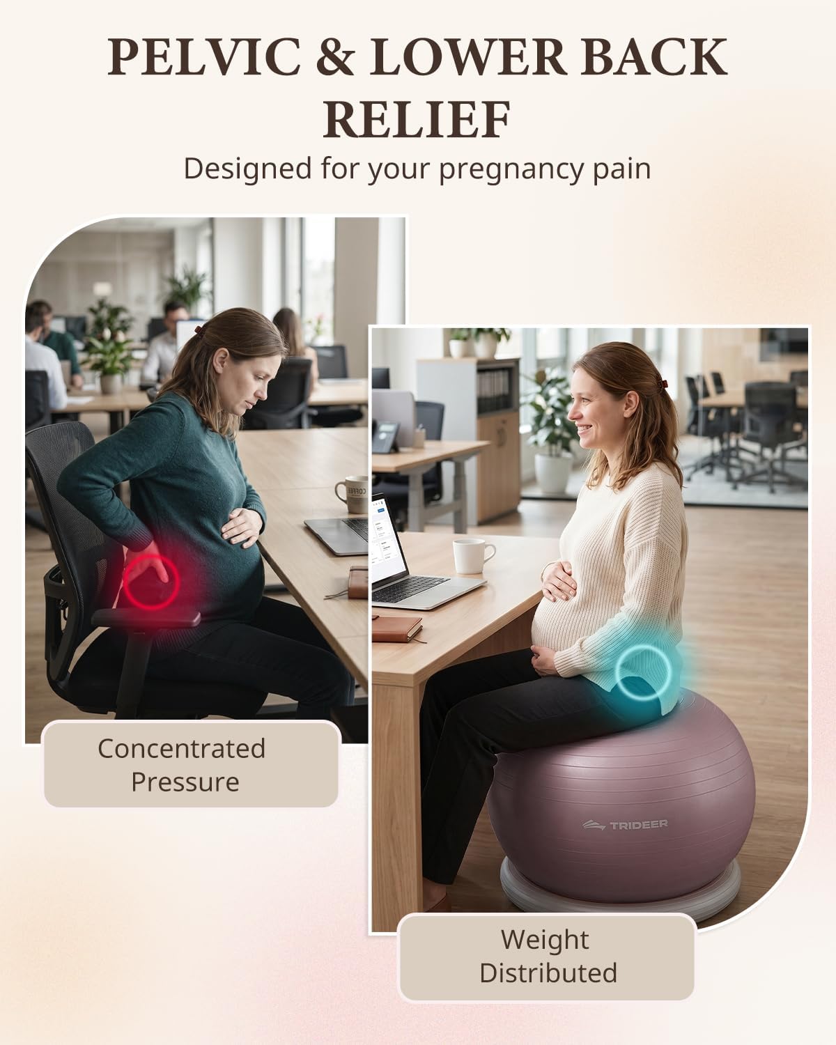 Office Yoga Stability Ball Chair
