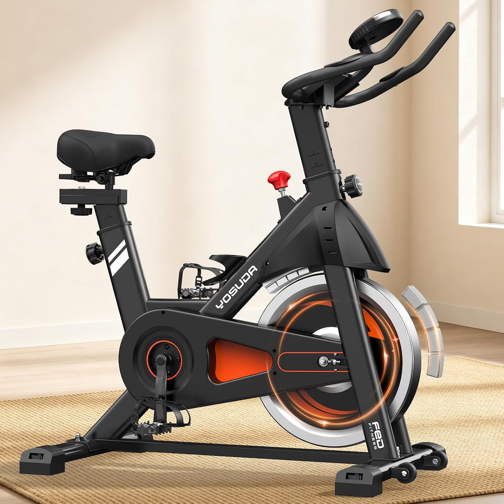 350LBS Magnetic Silent Belt Drive Stationary Bike