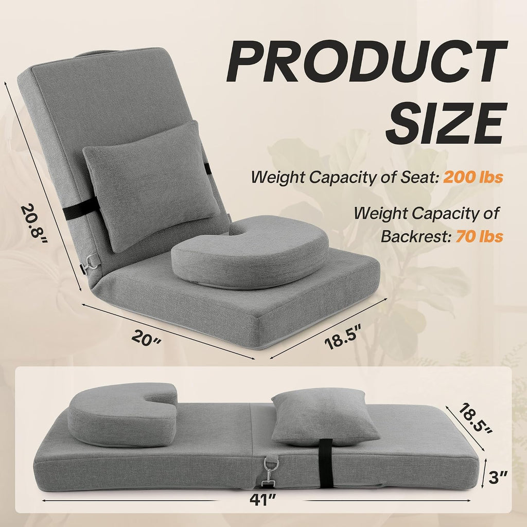Adjustable Foldable Floor Meditation Chair