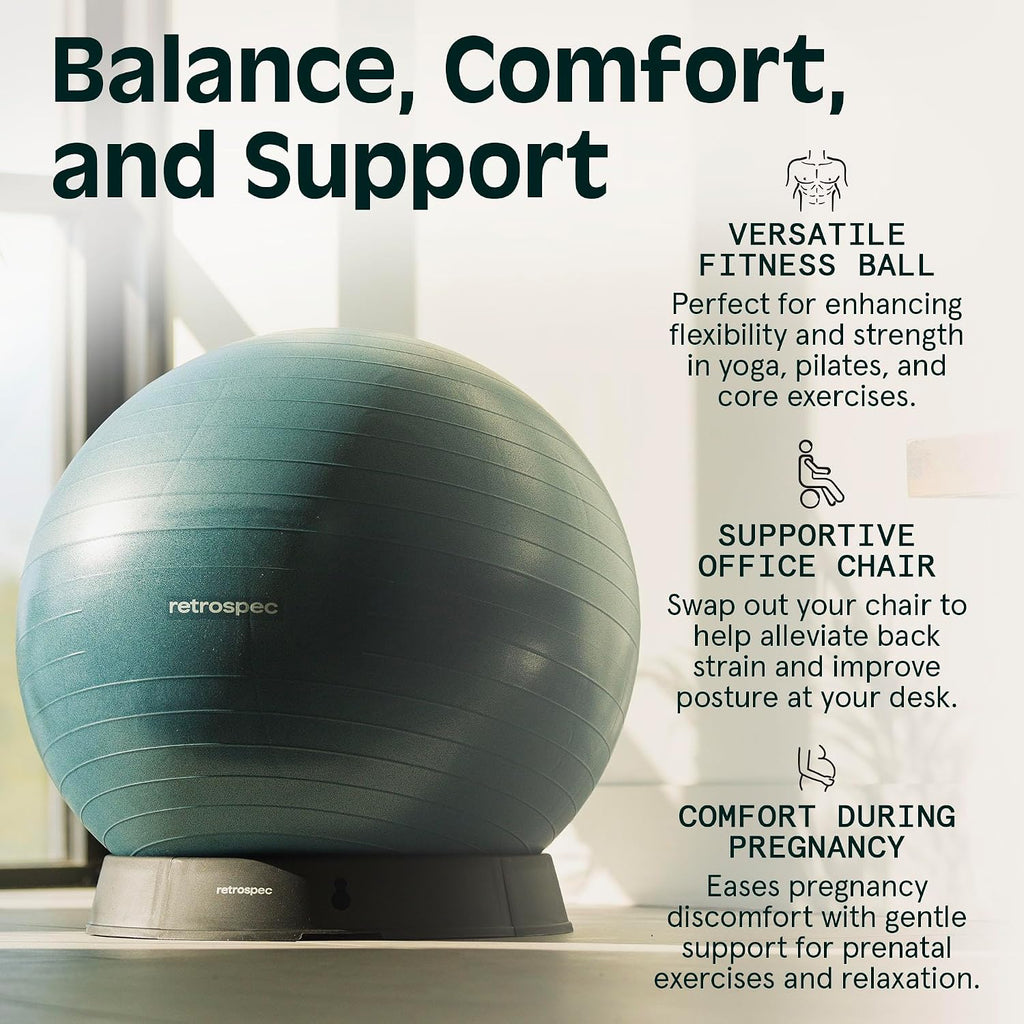 Luna Anti-Burst Yoga Stability Ball