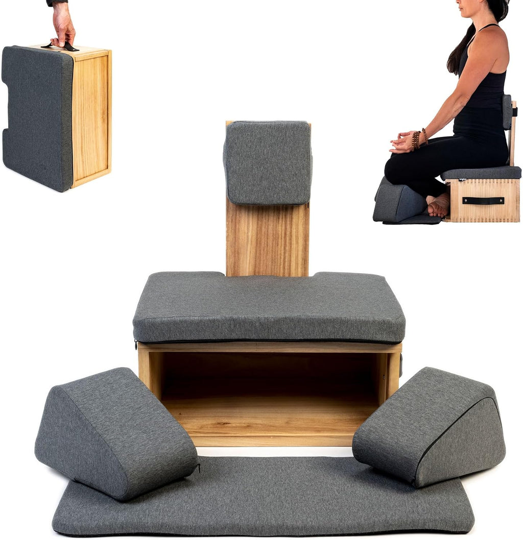 Portable Back Support Meditation Floor Chair
