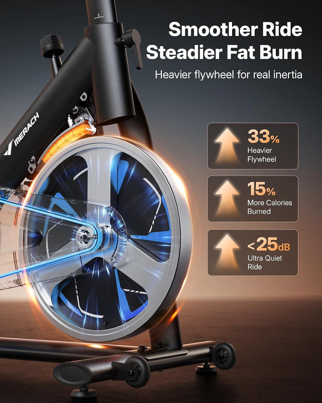 330LBS Magnetic Spinning Bike with Fitness App
