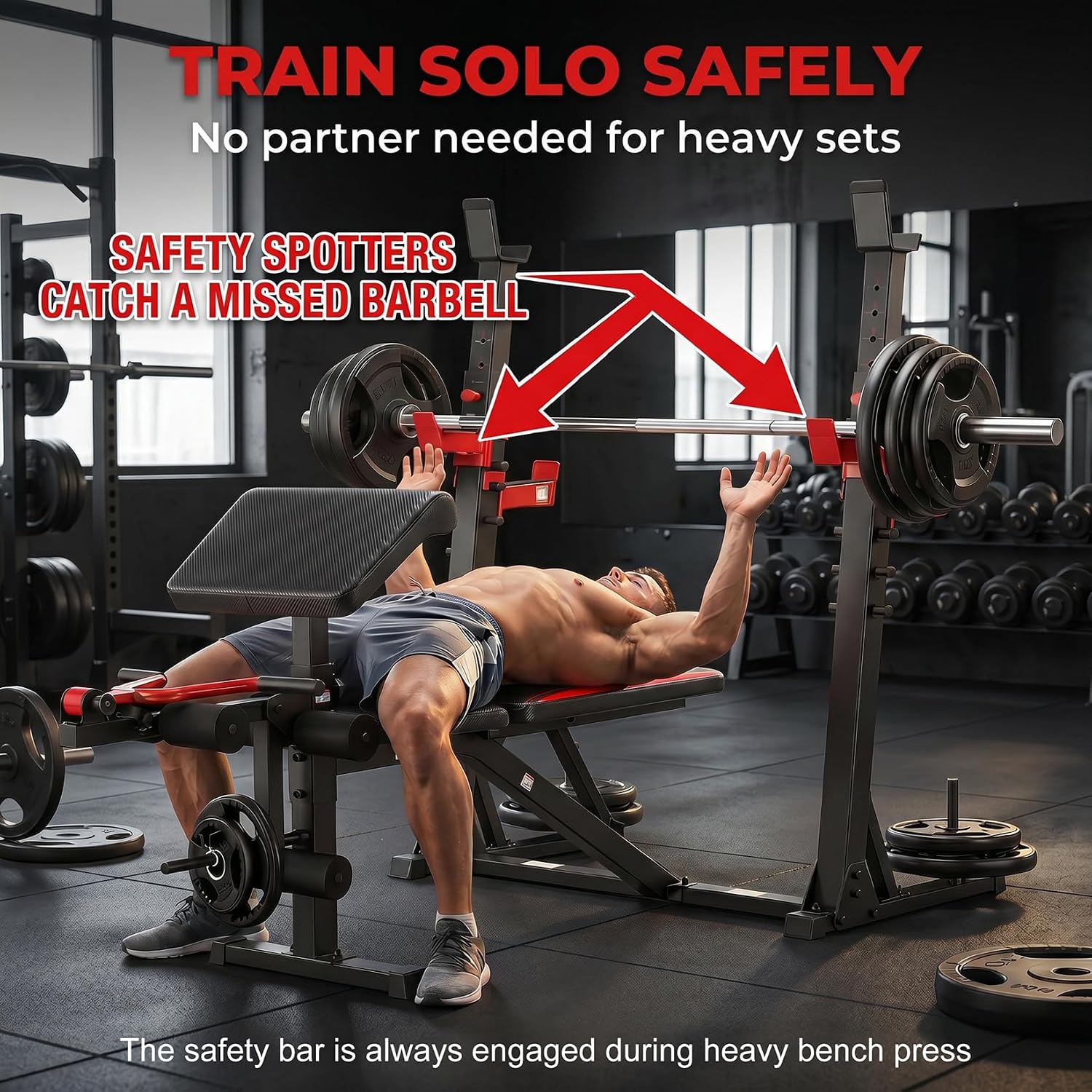 900LBS Pro Multi-Function Weight Bench Set